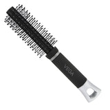Vega Mini Round Styling Brush - Black & Silver Handle