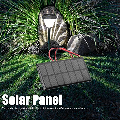 2-Pack Mini DC3.5V 250mA Solar Panel Charger with Cable