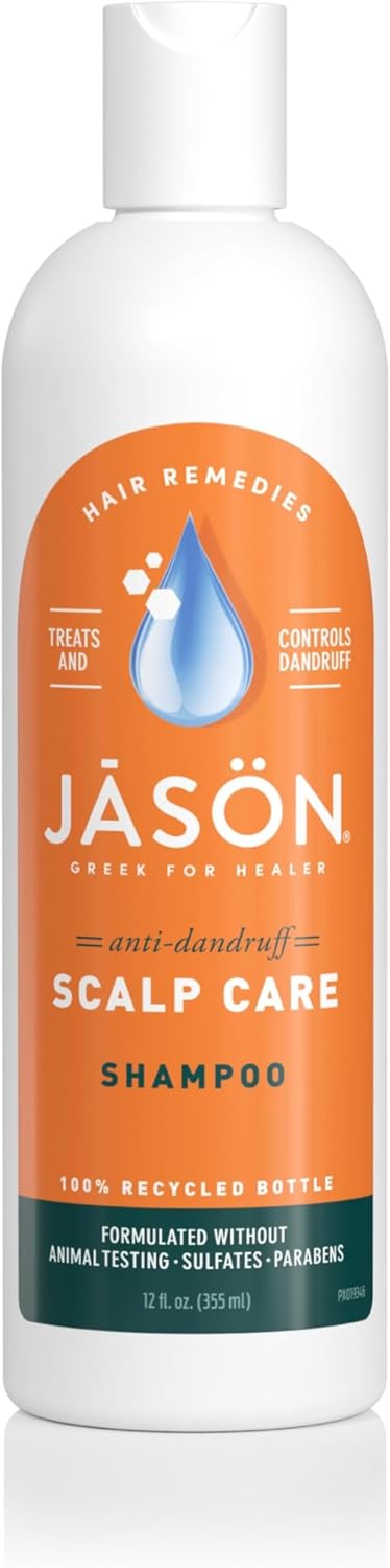 Jason Natural Anti-Dandruff Scalp Shampoo | Dandruff Relief | 12 fl oz