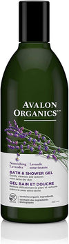 Avalon Organics جل الاستحمام والاسترخاء باللافندر العضوي ٣٥٥ مل