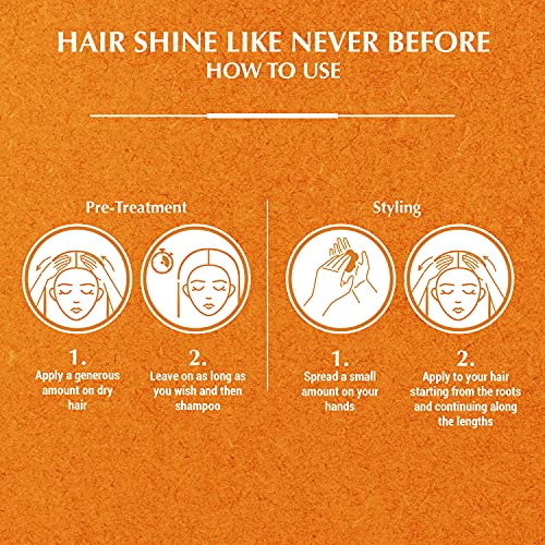 Vatika Naturals Extreme Moisturizing Styling Hair Cream (2 x 140ml) - Spanish Almond - For Dry, Frizzy & Coarse Hair