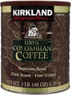 قهوة كولومبية 100٪ من Kirkland Signature - تحميص متوسط، عبوتان × 3 أرطال