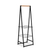 Brabantia Linn Small Clothes Rack - Black Steel Standing Drying Rack