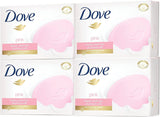 Dove Moisturizing Soap Bar, Deep Hydration for All Skin Types, 4-Pack