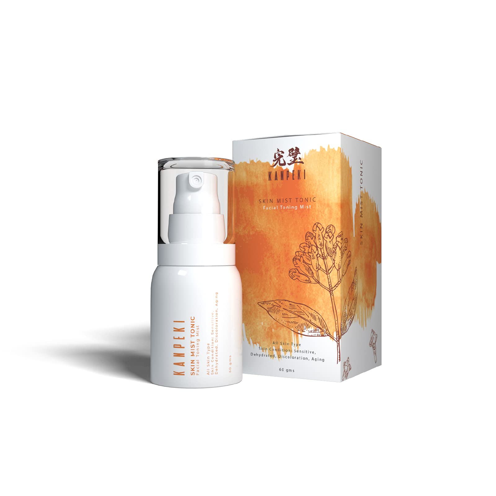 Kanpeki Skin Mist Tonic - Hydrating Facial Toner for Glowing, Balanced Skin