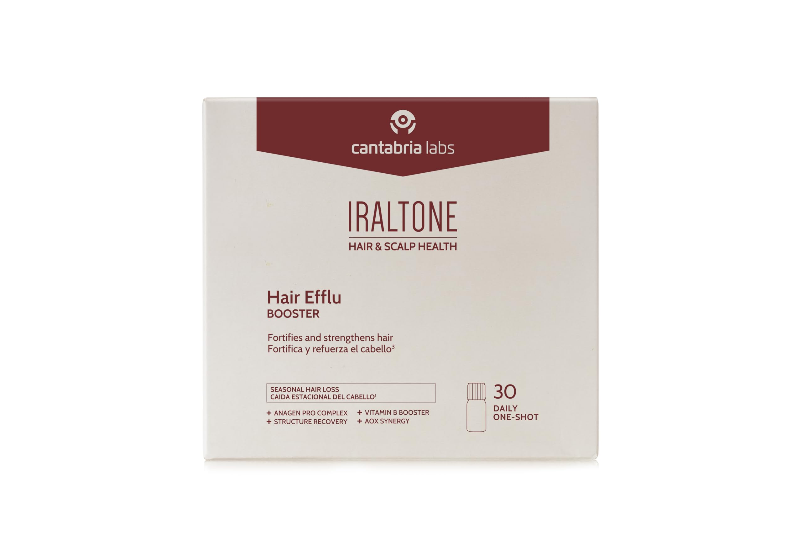 Cantabria Labs Iraltone Hair Efflu Booster Anti-Hair Loss 30 x 15ml for Women