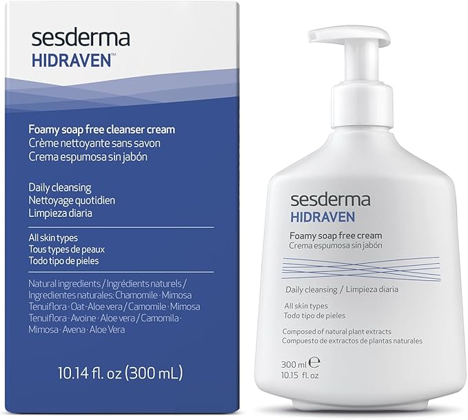 Sesderma Hidraven Foamy Cream Cleanser: Gentle Cleansing for Sensitive Skin