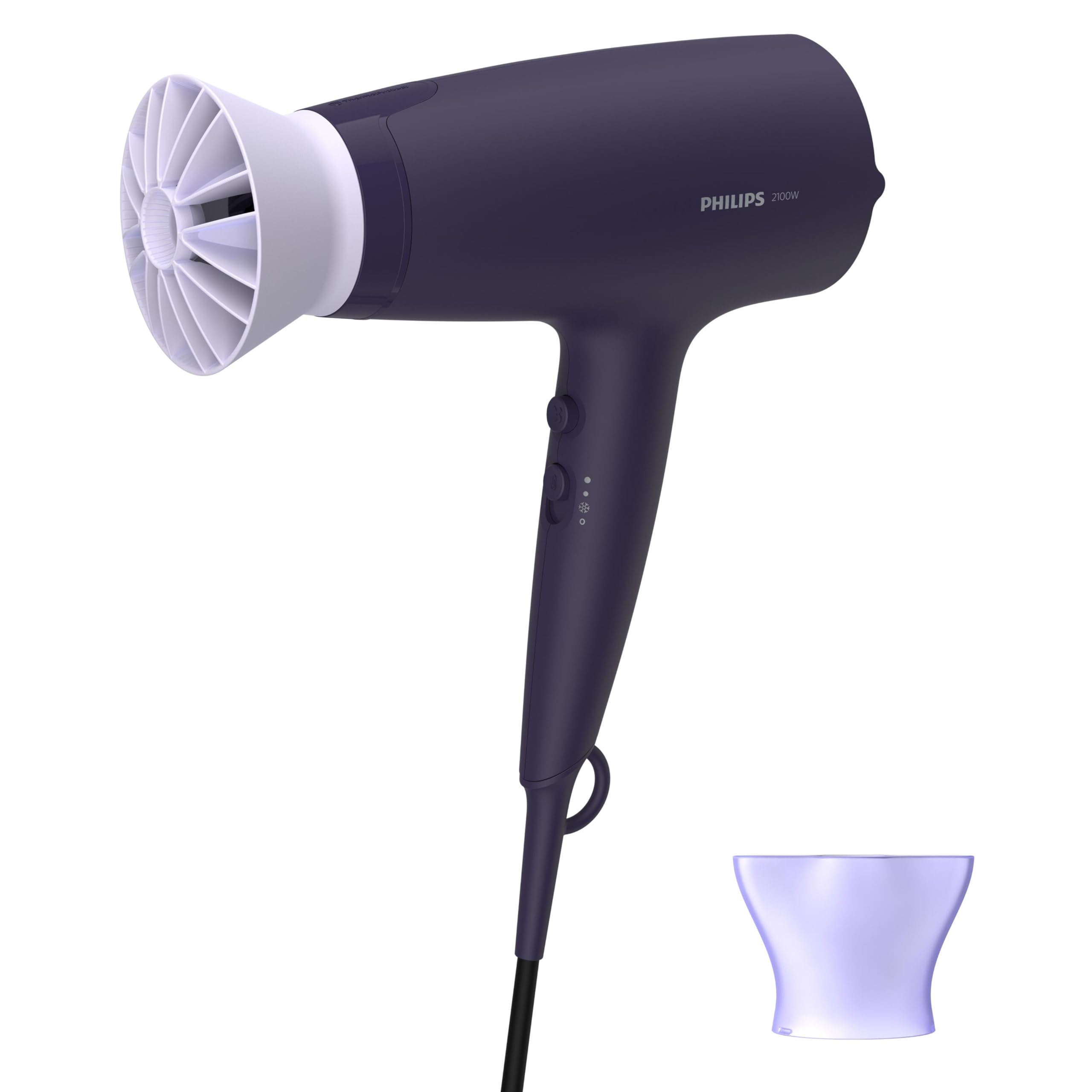 Philips 3000 Series Hair Dryer - 2100W, Purple (BHD340/13)