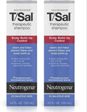 Neutrogena T/Sal Therapeutic Shampoo - Salicylic Acid for Scalp Build-Up Control - 4.5 fl. oz (Pack of 2)