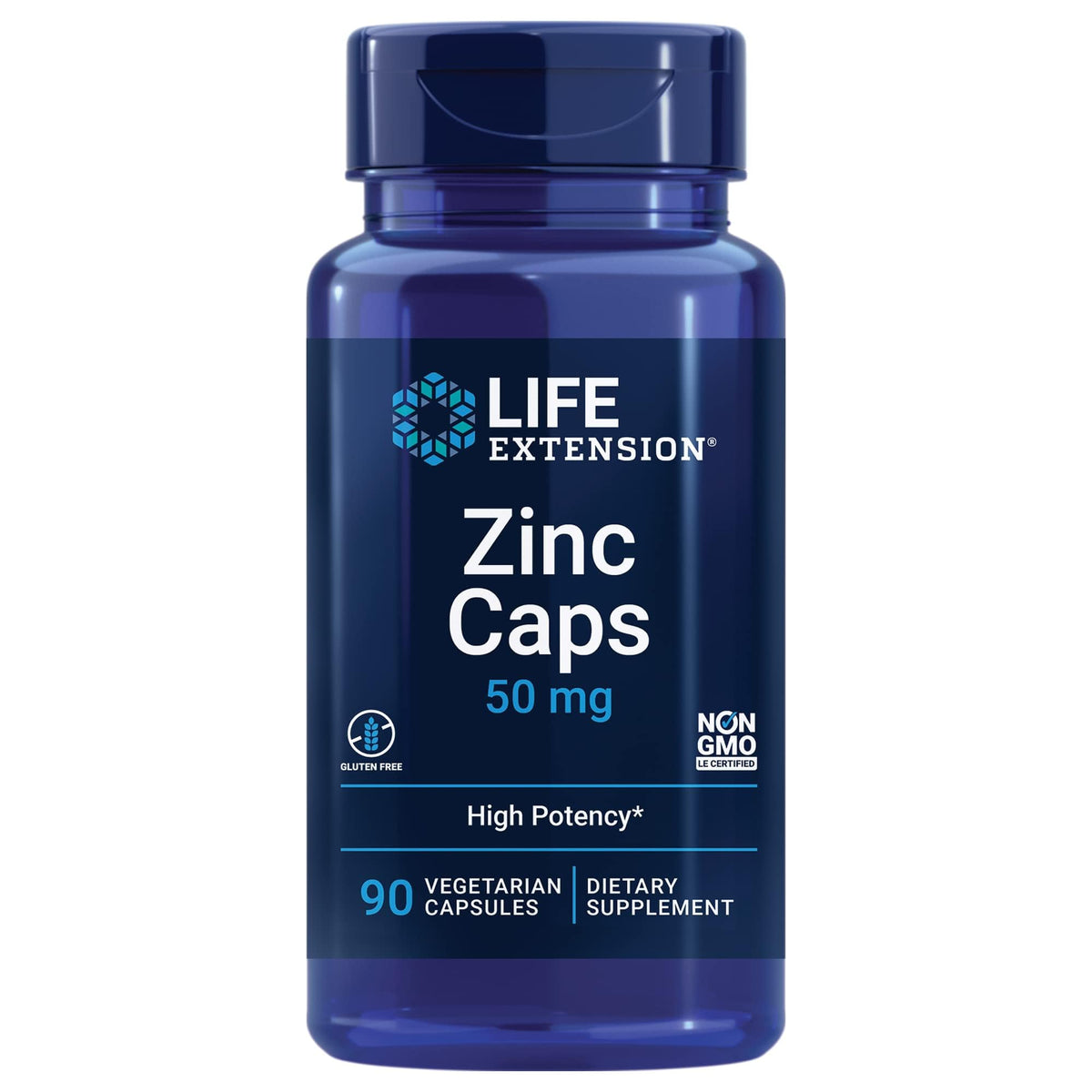 Life Extension Zinc Capsules, 50mg - 90 Vegetarian Capsules