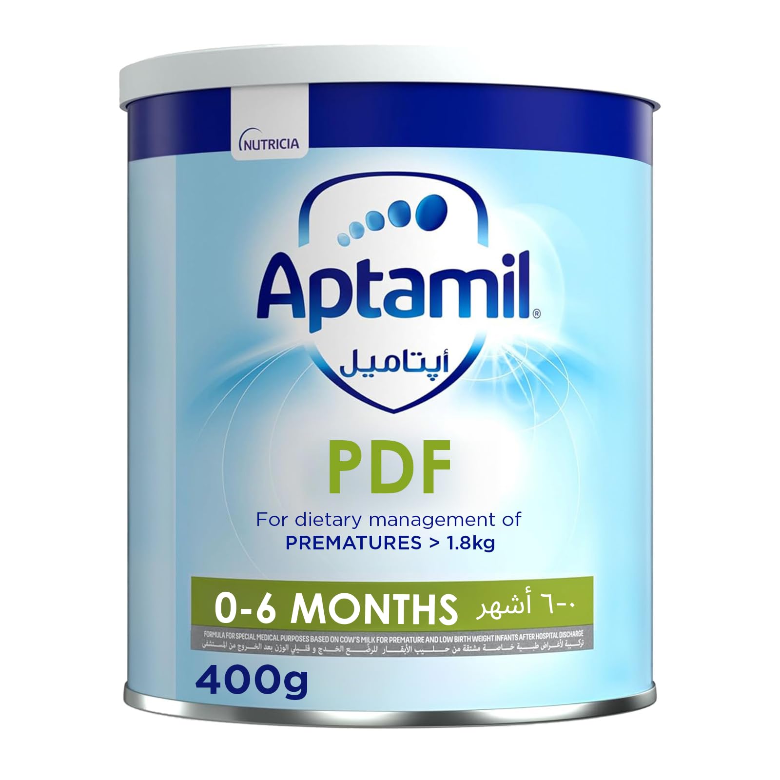 Aptamil Post Discharge Formula (PDF), Stage 1 Infant Milk, 400g