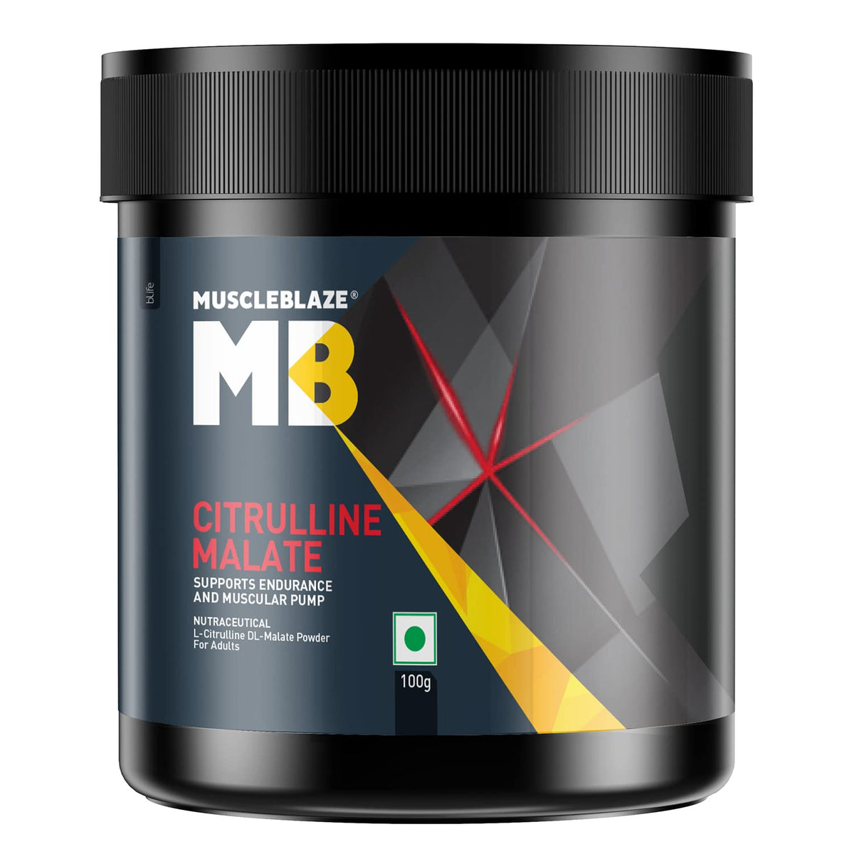 MuscleBlaze Citrulline Malate Powder 100g | Endurance & Muscle Pump Support