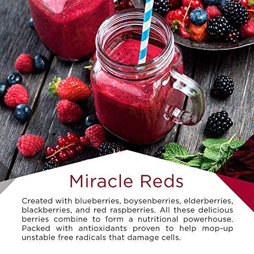 Macrolife Naturals Miracle Reds Superfood Powder - Goji Pomegranate Acai Mangosteen Blend 1.9 lbs (850 g)