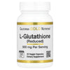 California Gold Nutrition L-Glutathione 500mg - 30 Veggie Capsules for Detox & Immunity