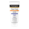 Neutrogena Clear Face Liquid Lotion Sunscreen SPF 50 - For Acne-Prone Skin