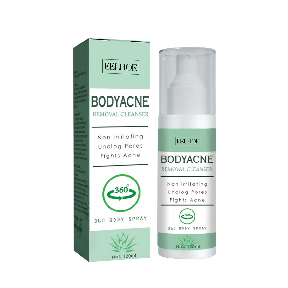 Body & Back Acne Spray with Salicylic Acid & Herbal Formula