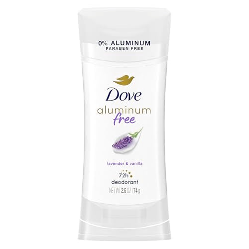 Dove 0% Aluminum Deodorant Stick - Lavender & Vanilla - Gentle & Non-Irritating - 2.6 oz
