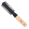 Vega Professional Round Brush - Wooden Handle, Black Head
