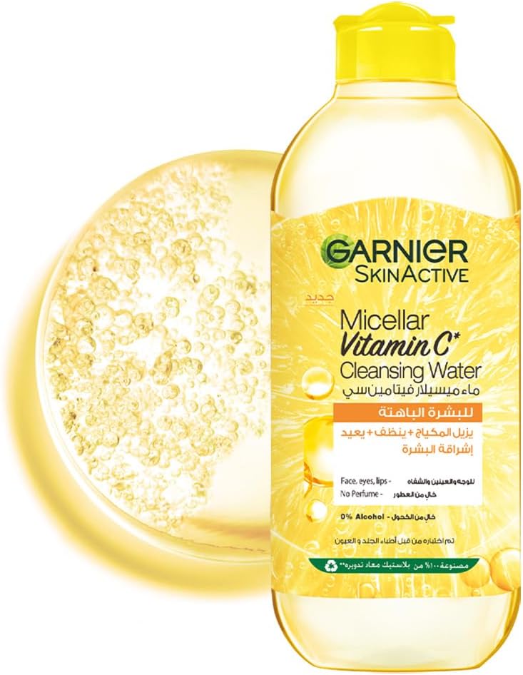 Garnier Micellar Water: Brightening Makeup Remover + Vitamin C, 400ml