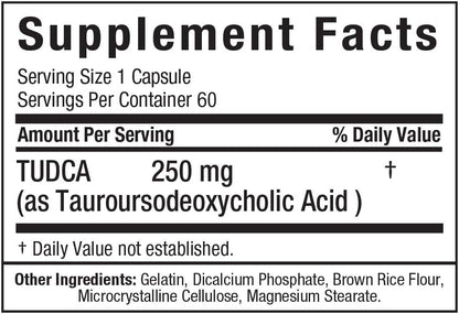 ALLMAX TUDCA 60CT - Tauroursodexoycholic Acid - Liver Detox & Gut Health