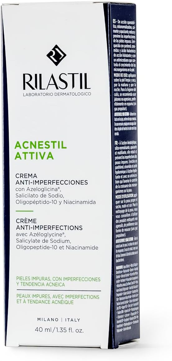 Rilastil Acnestil Attiva Anti-Blemish Cream - Clear Skin Solution (40ml)
