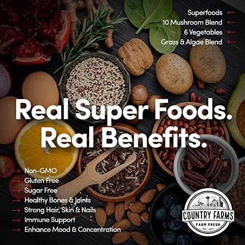 Country Farms, Collagen + Greens, Unflavored, 10.6 oz (300 g)