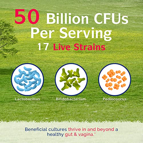 INNATE Vitality Women's Probiotics - 50 Billion CFUs, 17 Strains with Prebiotics & Cranberry Extract (60 Capsules)