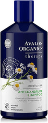 شامبو Avalon Organics العلاجي المضاد للقشرة ٤١٤ مل لتهدئة فروة الرأس