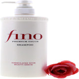 Fino Shiseido Fitit Premium Touch moist shampoo: 550ml bottle of hydrating, premium Japanese shampoo.