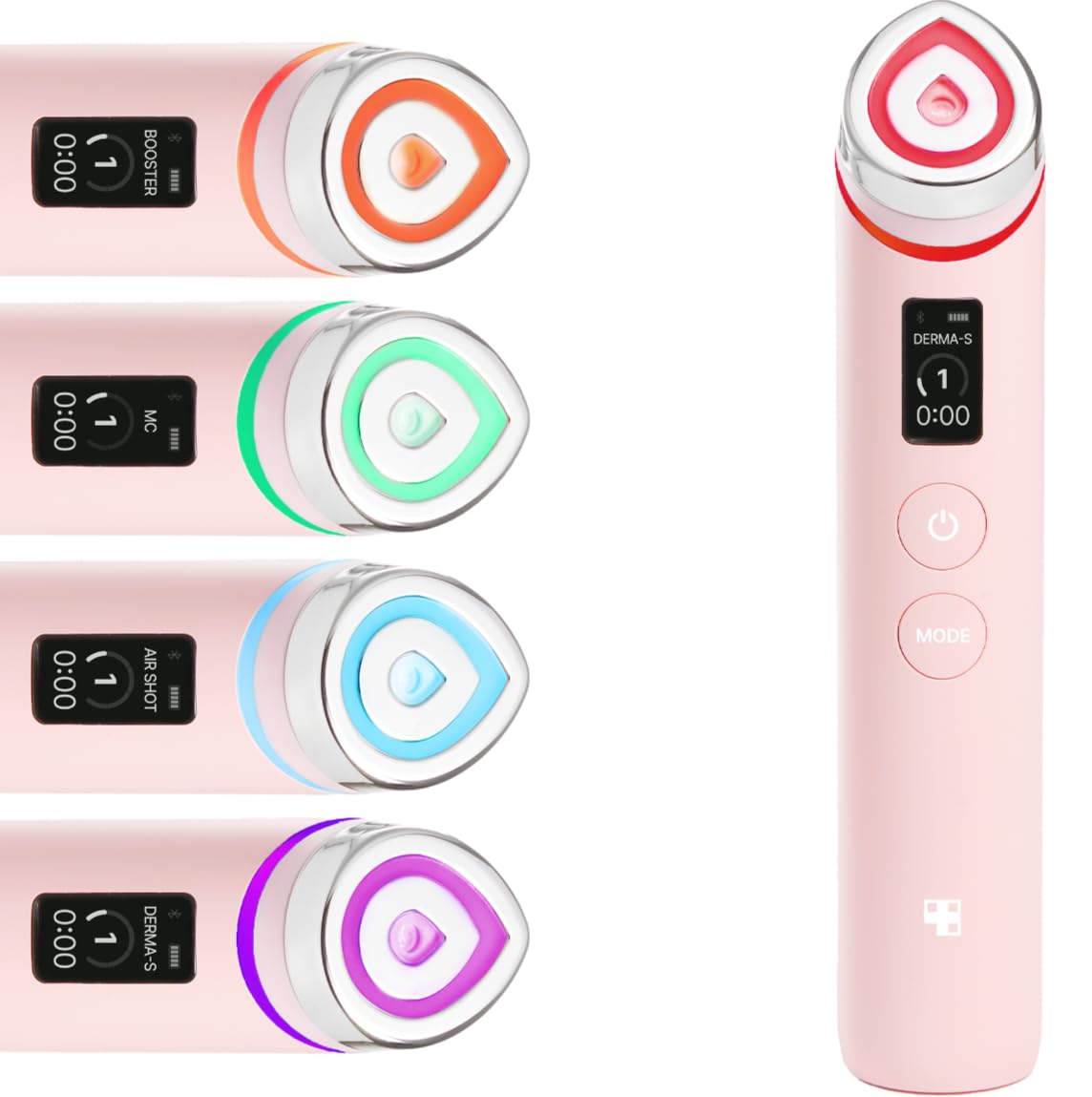Medicube Age-R Booster Pro Pink LED Dermal Device with Microneedling | Glass Skin Technology | Korean Skin Care