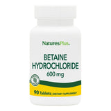 Nature's Plus Betaine Hydrochloride 600mg Tablets - 90 Count