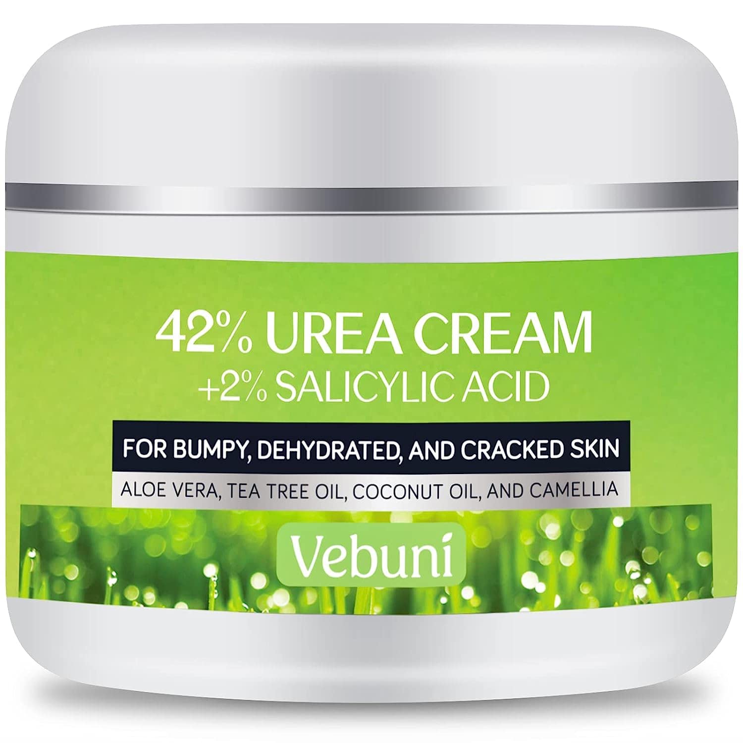 Urea Cream 42% Foot Cream with Salicylic Acid - Callus Remover for Feet, Knees & Elbows - Intensive Moisturizer & Exfoliator - 4 Oz