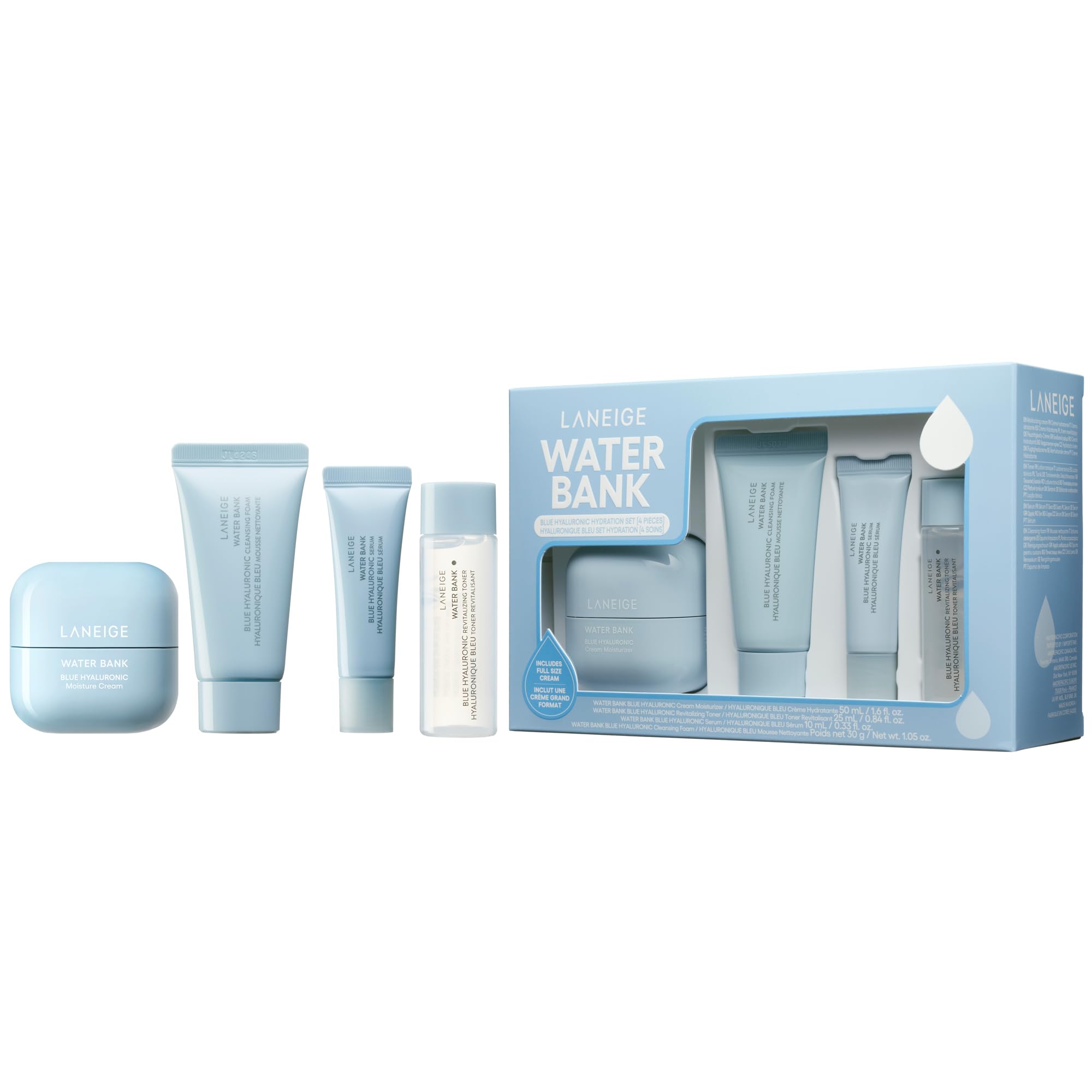 LANEIGE Water Bank Blue Hyaluronic Hydration Set - Intense Moisture for Skin