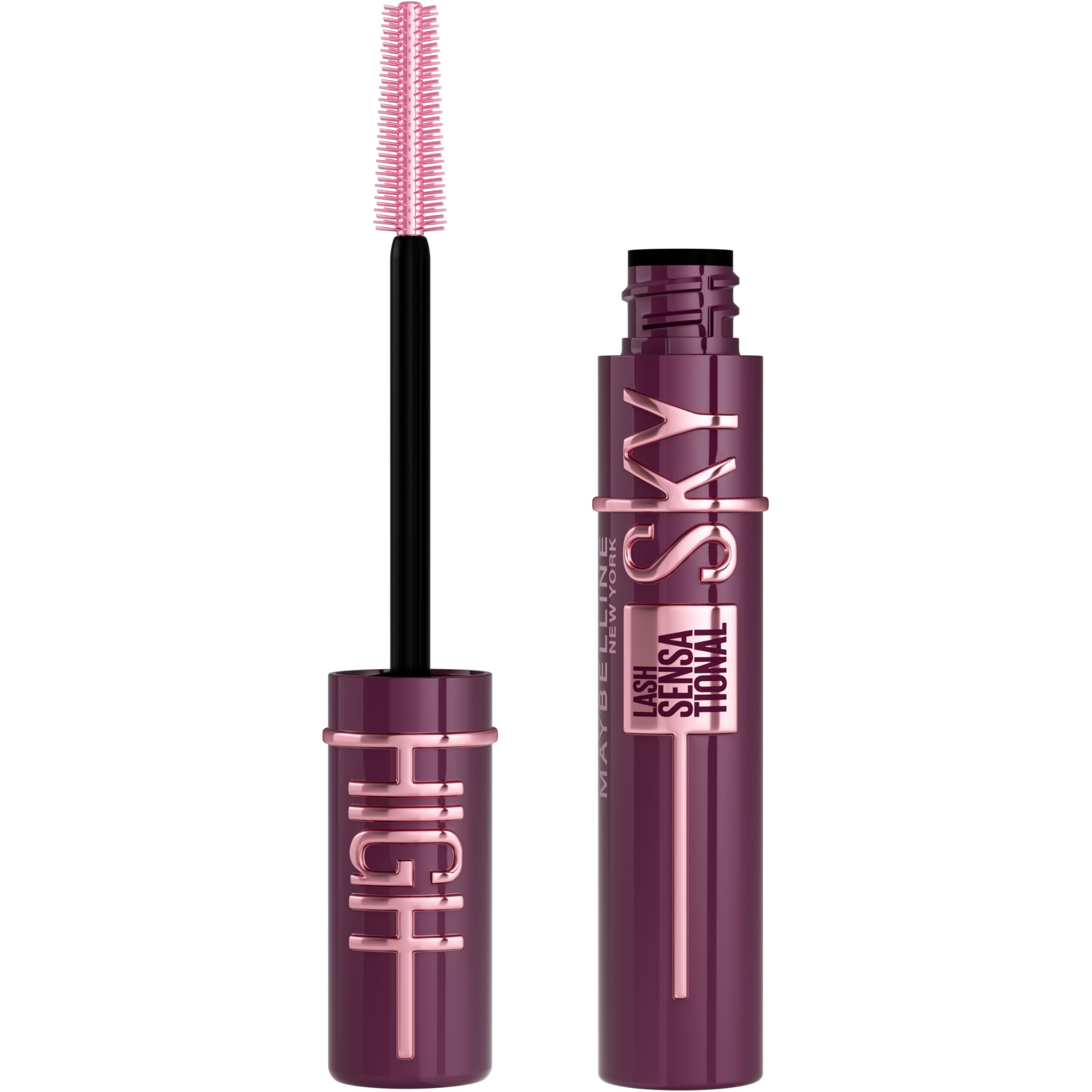 Maybelline Lash Sensational Sky High Mascara - Volumizing & Lengthening - Burgundy Haze