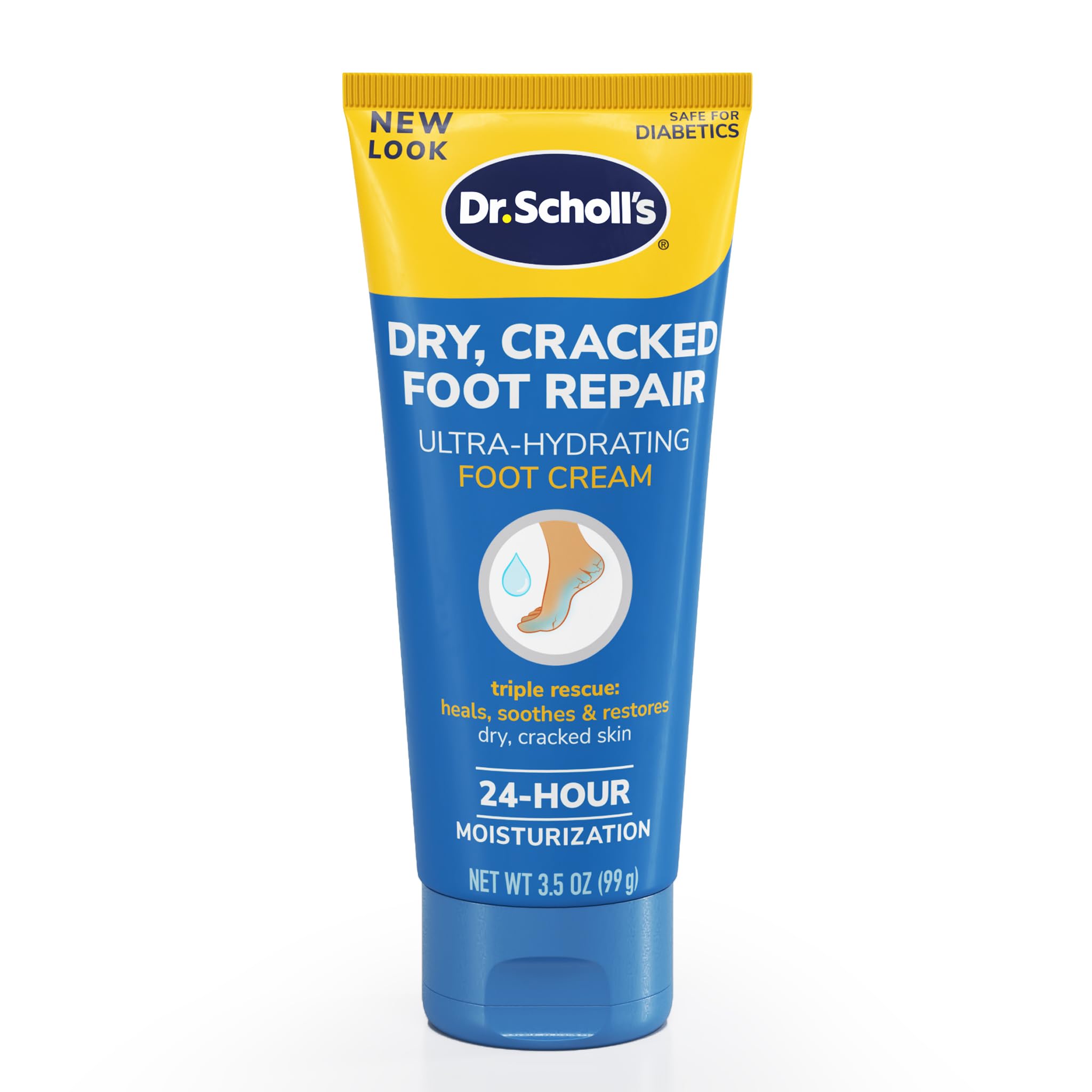 Dr. Scholl's Ultra Hydrating Foot Repair Cream for Dry, Cracked Feet