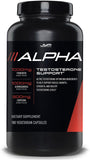 مكمل Alpha JYM لدعم هرمون التستوستيرون والحيوية الرجالية.