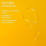 Life-flo Fractionated Coconut Oil Spray - 8 oz - Lightweight Moisturizer for Skin & Hair