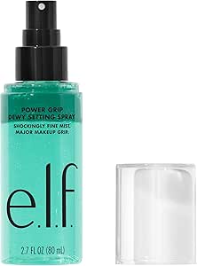 e.l.f. Power Grip Dewy Setting Spray: Long-Lasting Hydrated Makeup