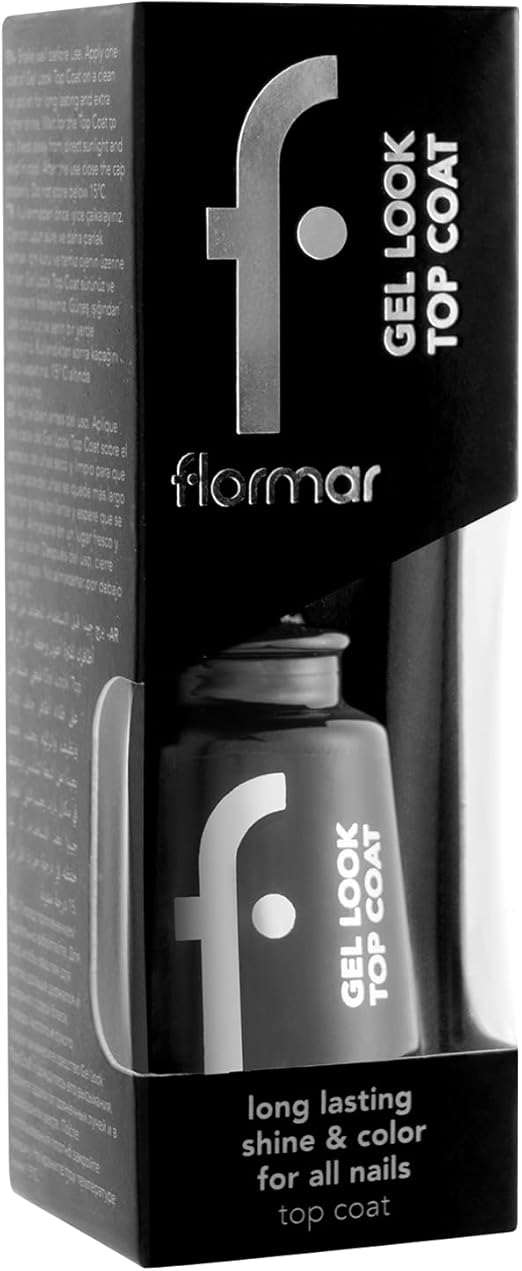 Flormar Gel Look Top Coat - High-Shine, Long-Lasting Finish