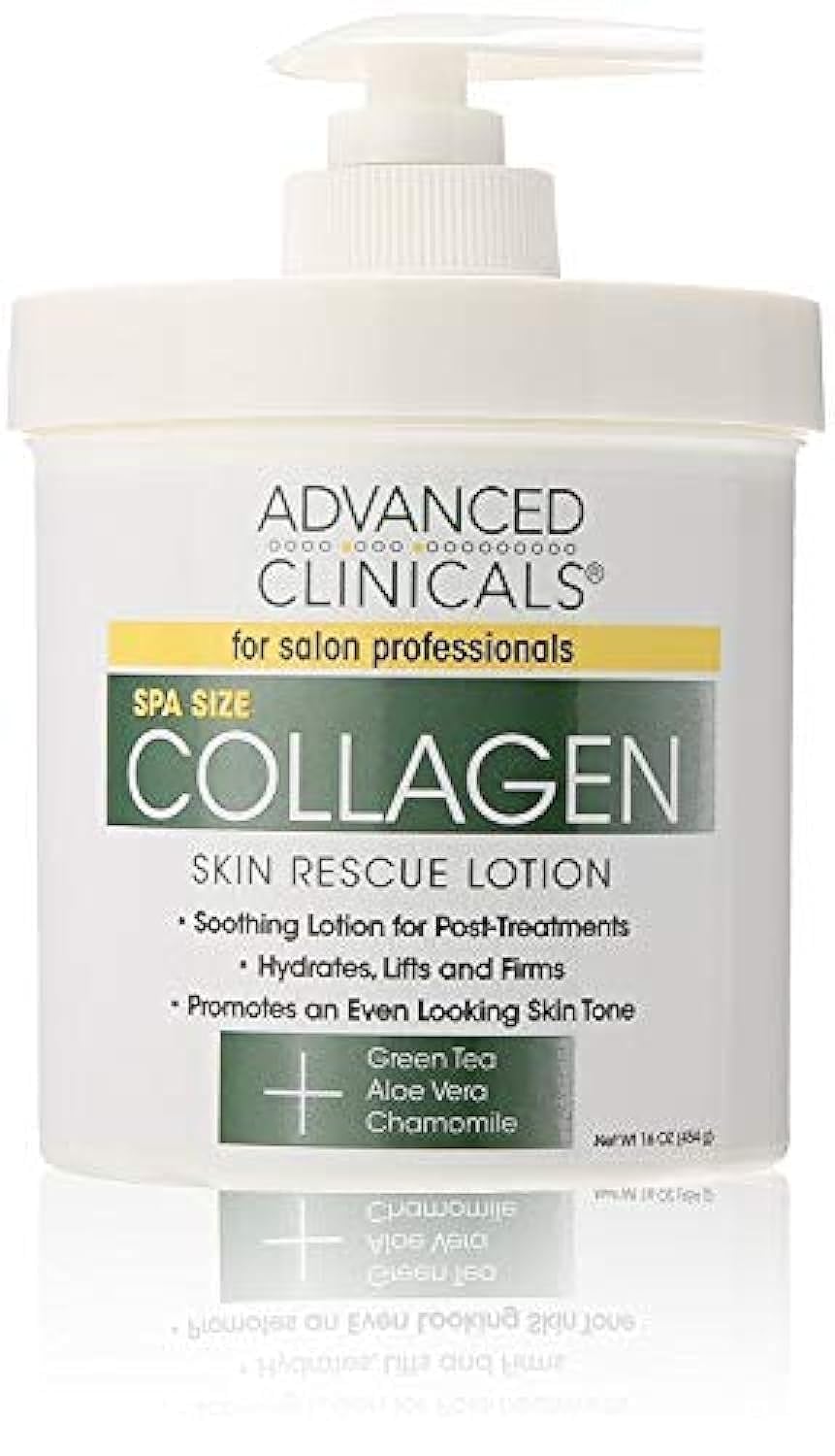 Advanced Clinicals Collagen Skin Rescue Lotion: Intense Hydration & Firming