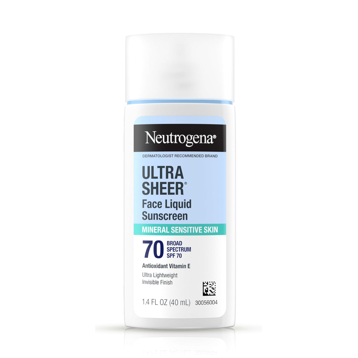 Neutrogena Ultra Sheer Mineral Face Liquid Sunscreen SPF 70 - Broad Spectrum, Oxybenzone-Free, Vegan, 1.4 fl oz