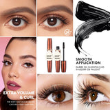 SKY-TOUCH Waterproof Mascara - Volumizing & Lengthening - Black - Long Lasting