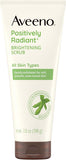 Aveeno Positively Radiant Skin Brightening Exfoliating Daily Facial Scrub With Moisture 7 Oz
