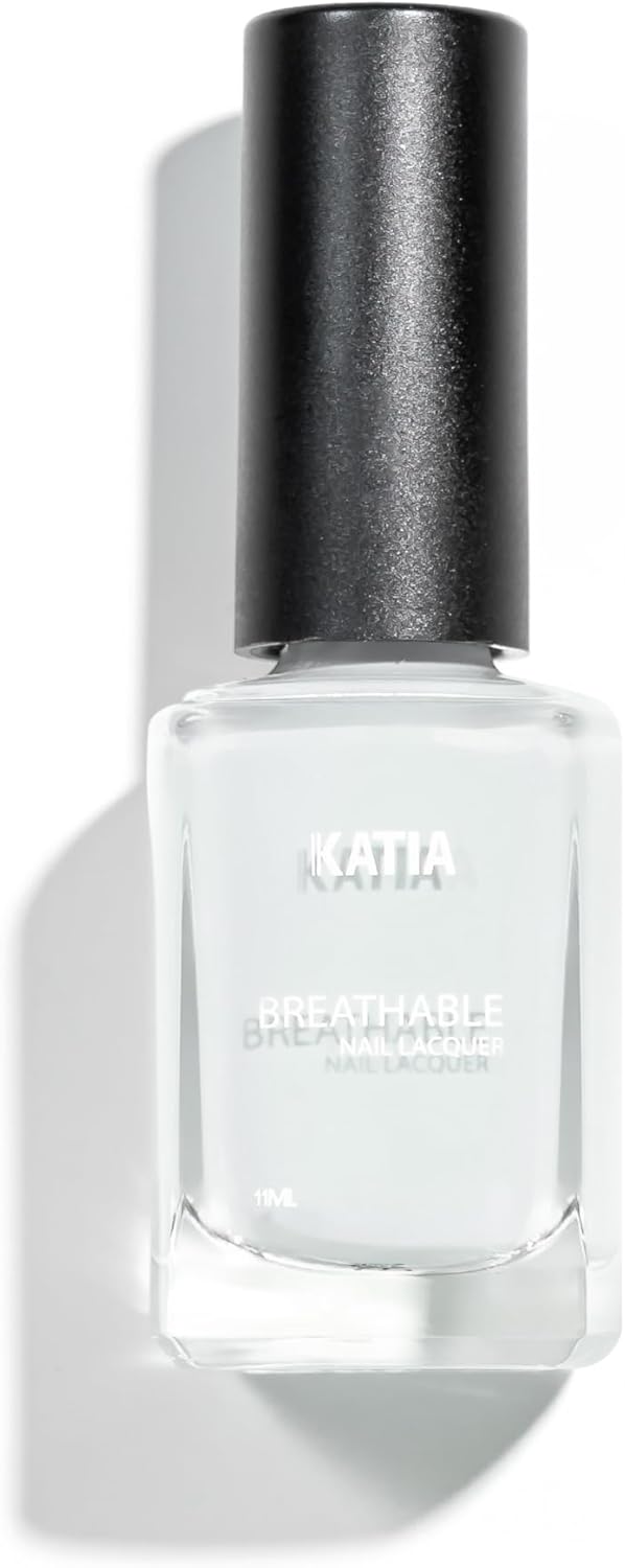 Katia K57 Light Gray Breathable Nail Polish - Chic & Breathable