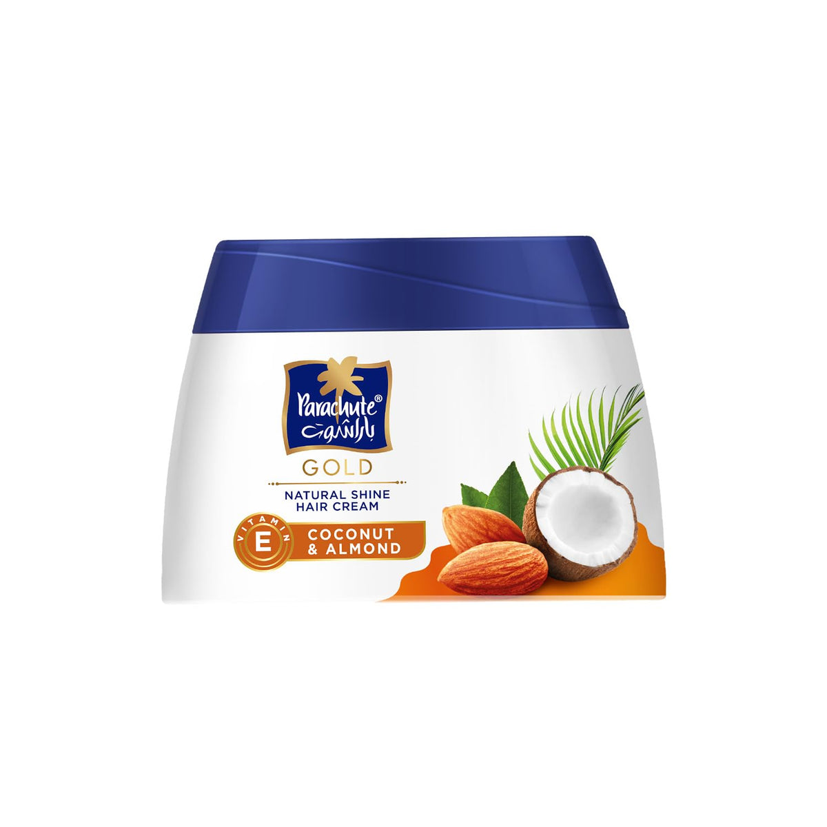 Parachute Gold Natural Shine Hair Cream with Almond & Coconut – 140ml Non-Sticky Moisturizer