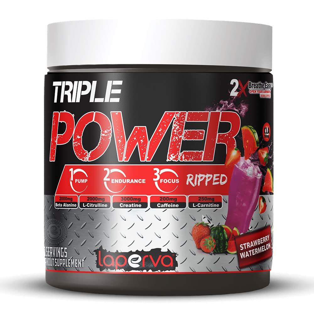 Laperva Triple Power Pre-Workout - Strawberry Watermelon (30 Servings)