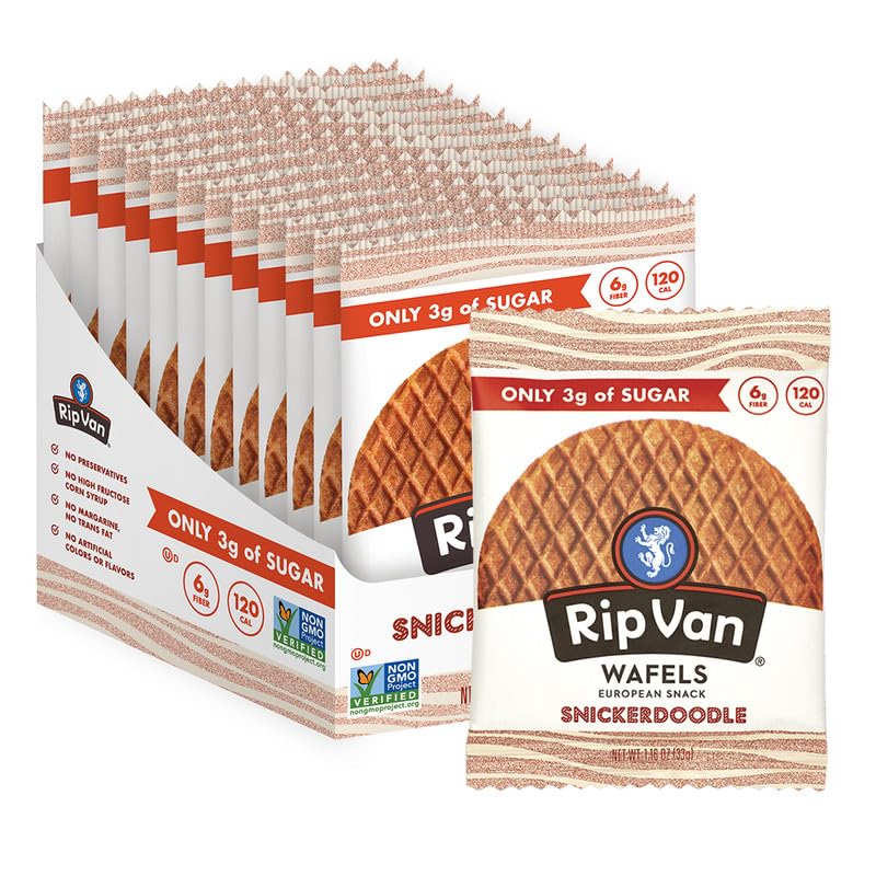 Rip Van Low Sugar Singles Snickerdoodle – 12 x 33g | Pack of 1