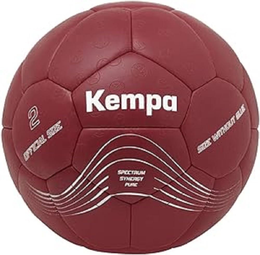 Kempa Spectrum Synergy Pure Handball Training and Play Ball – 30 Panel Construction for Adults and Children, Resin-Free Handball Ball