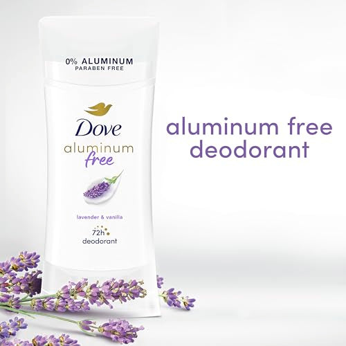 Dove 0% Aluminum Deodorant Stick - Lavender & Vanilla - Gentle & Non-Irritating - 2.6 oz