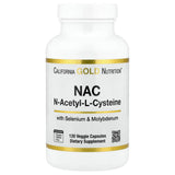 California Gold Nutrition N-Acetyl-L-Cysteine (NAC) with Molybdenum & Selenium, 120 Capsules